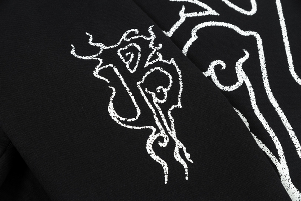 ブランドパーカー角部分ディテール